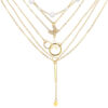 Jewels Galaxy Gold Plated Layered Necklace Set Of 5- BQS1016 - Image 2