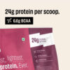 The Whole Truth Pro Whey Protein Powder Light Cocoa 24g Protein Per Scoop 6.6g BCAA Easy to Digest- XWK1035 - Image 2