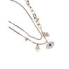 Salty Fashion Evil Eye Hamsa Layered Necklace for Women- BQS1017 - Image 2