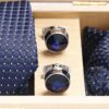 Archies Blue And White Dot Tie & Cufflink Set- BUU1003 - Image 3