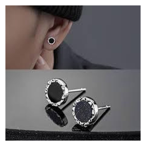 Salty Alpha Black Beaten Studs for Men- BUU1009