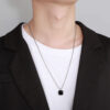 Salty Alpha Midnight Charisma Chain for Men- BUU1012 - Image 2