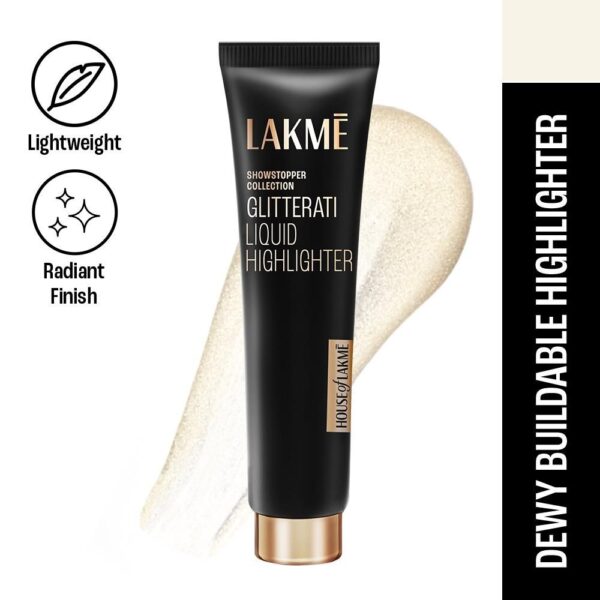 Lakme Absolute Liquid Highlighter Rose Gold- LPC1003 - Image 2