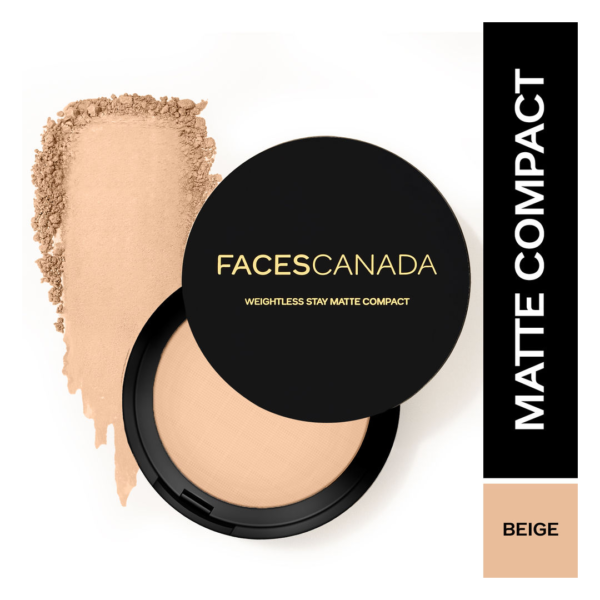 Faces Canada Compact Powder - Beige | Enriched With Vitamin E- MPR1007