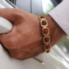 Seetara Rudraksha Bracelet - Gold | One Size- WKW1022 - Image 5