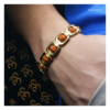 Seetara Rudraksha Bracelet - Gold | One Size- WKW1022 - Image 2