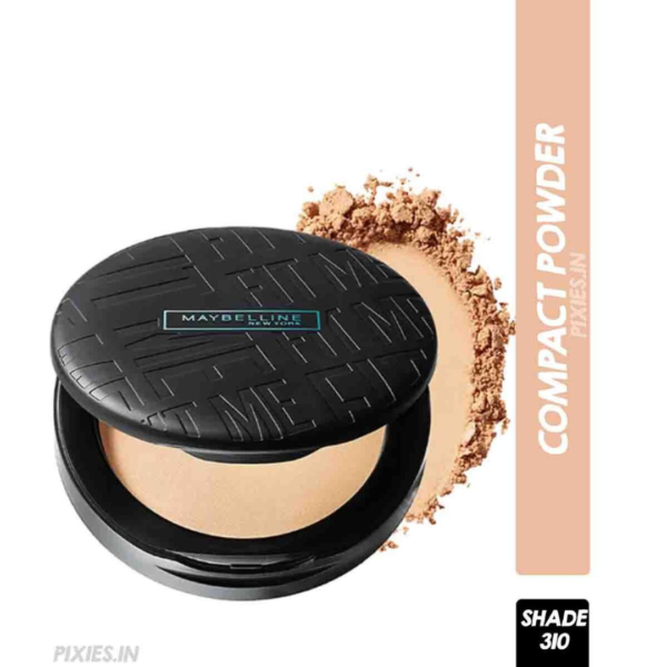 Maybelline New York Fit Me Matte + Poreless Compact Powder With Spf 32, 310 Sun Beige- MPR1011