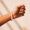 Seetara Rose Quartz Bracelet - Pink | One Size- WKW1023 - Image 2