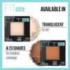 Maybelline Fitme Matte+Poreless Compact Powder - Porcelain- MPR1013 - Image 3