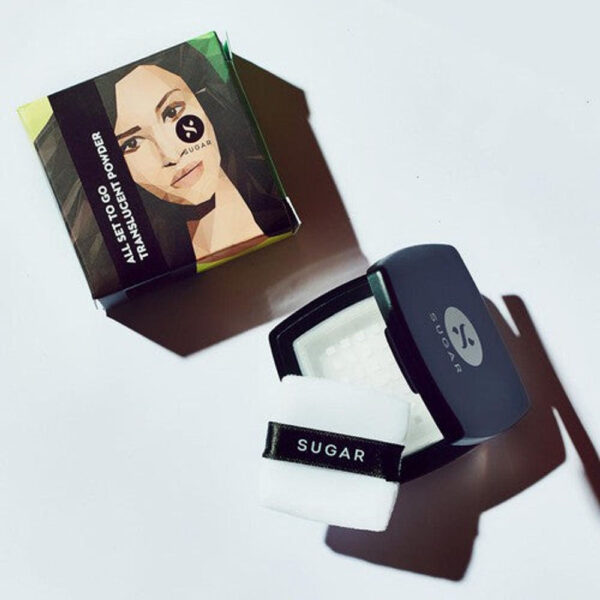 SUGAR Cosmetics All Set To Go Translucent Powder- MPR1021 - Image 2