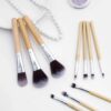 Bronson Professional Soft Bristles Makeup Brush Set With Pouch- AVT1004 - Image 4