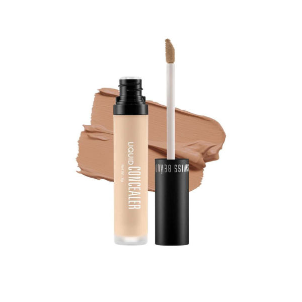 Swiss Beauty Liquid Light Weight Concealer With Full Coverage Face Makeup Shade - Clair Moyen- MPR1031