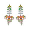 Voylla Bagh E Fiza Colourful Enamel Embellished Earrings- TBC1038 - Image 2