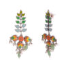 Voylla Bagh E Fiza Colourful Enamel Embellished Earrings- TBC1038 - Image 3