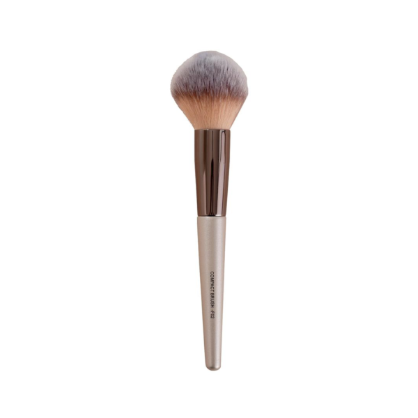 Swiss Beauty Compact Powder Brush, Silver- AVT1013