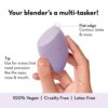 Plush Beauty Blender For Smooth Makeup Application Lilac Lush Makeup Sponge- AVT1016 - Image 2