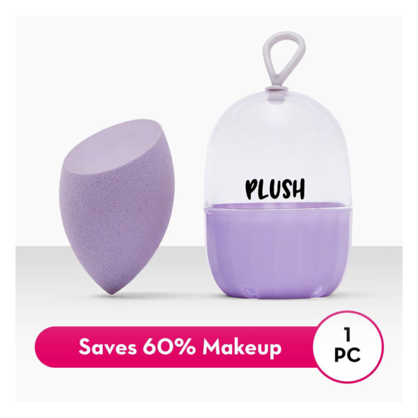 Plush Beauty Blender For Smooth Makeup Application Lilac Lush Makeup Sponge- AVT1016