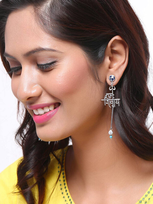 Voylla Moksha Namaha Shivaya Earrings- TBC1047 - Image 5