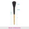 Vega Blush Brush With Wooden Handle Makeup Blush Brush Ev-19- AVT1020 - Image 2