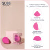 Gubb Beauty Blender Bright Pink Single- AVT1021 - Image 3