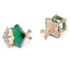 YouBella Jewellery Fashion Crystal Stud Earrings For Girls And Women - Green- TBC1051 - Image 3