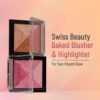 Swiss Beauty Mini Baked Shimmer Blusher And Highlighter Palette For Face Makeup Multicolor - 1- LPC1029 - Image 2