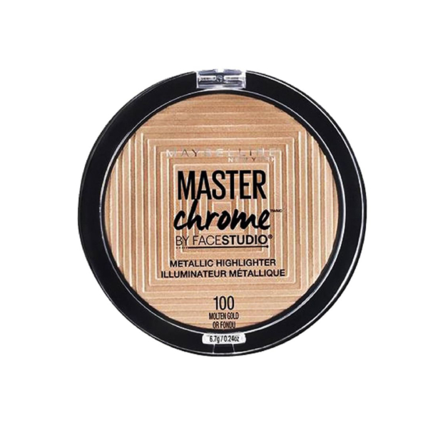 Maybelline New York Face Studio Master Chrome Metallic Highlighter - Molten Gold- LPC1032