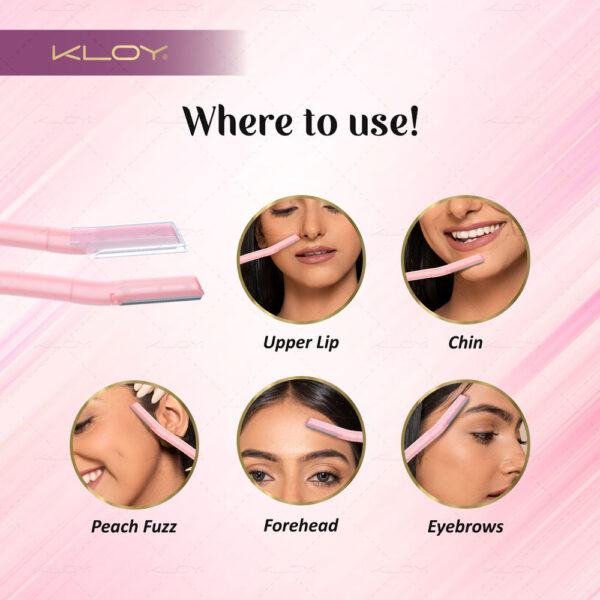 KLOY Facial Razor For Women- QBH1014 - Image 6