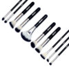 Bronson Professional Supreme Makeup Brush Set Of 10 Pcs- XJV1006 - Image 3