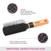 Vega Mini Flat Hair Brush For Men & Women- RTZ1008 - Image 4