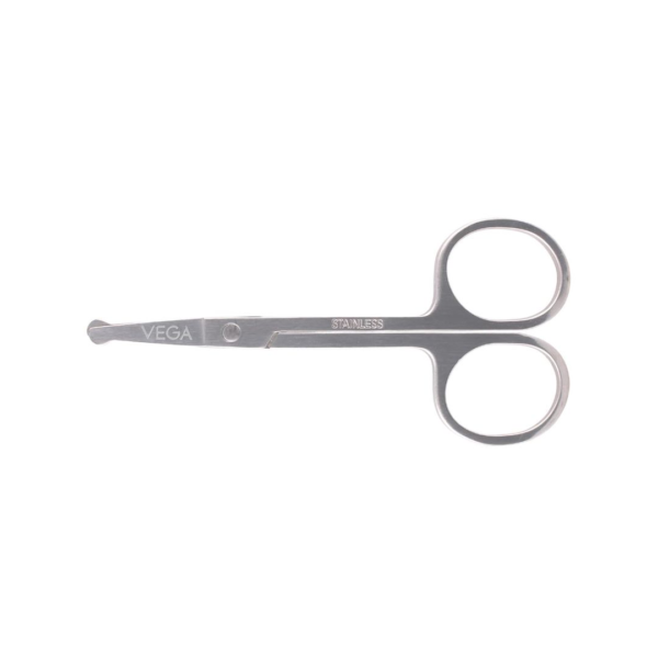 Vega Stainless Steel Nasal Safety Scissor, (Ns-01)- QBH1024