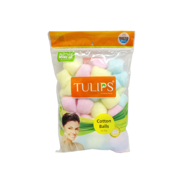 Tulips Cotton Color Balls Bag- QBH1034