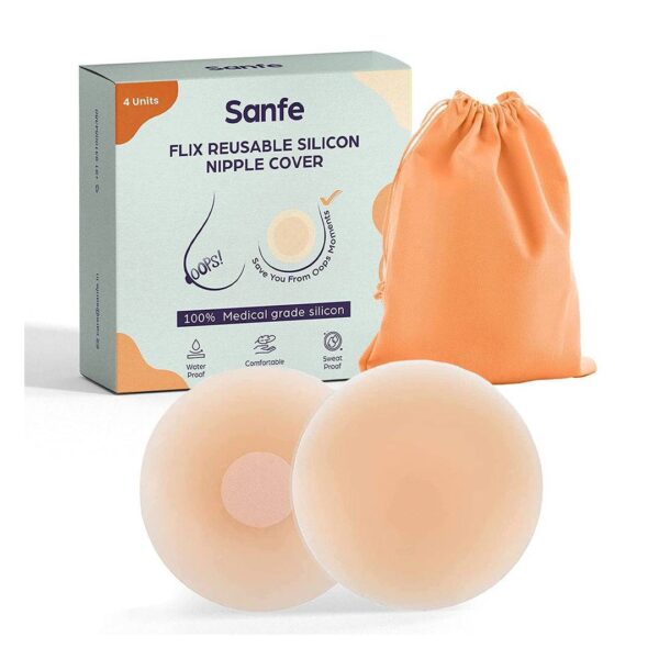 Sanfe Flix Reusable Silicone Nipple Cover- FJR1001