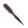 Bronson Professional Round Hair Brush Dark Brown Wooden For Quick Curls, Waves And Volume- RTZ1025 - Image 2