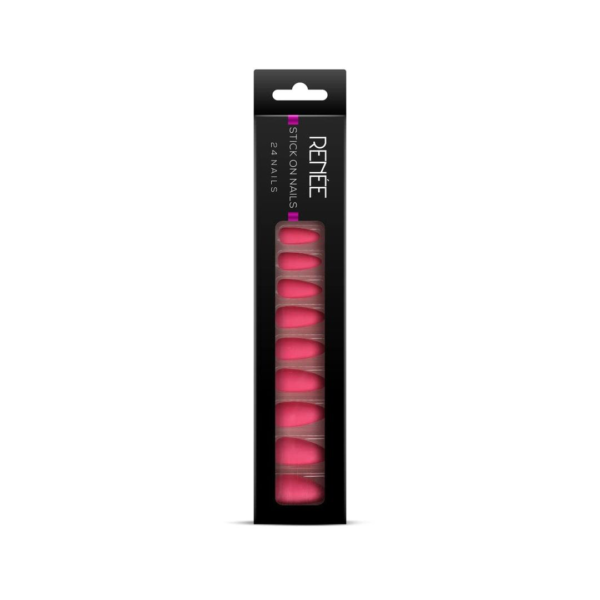 Renee Long Stick On Nails L Mtn 02| 24 Reusable Artificial Fake Nail Set- MKP1016