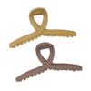 Prolume T-Shape Claw Clips Hair Accessories For Women/Girl (Light Beige,Dark Beige)- RTZ1033 - Image 2