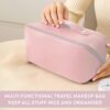 GUBB Multifunctional Organizer Makeup Travel Bag - Pink- ZHK1001 - Image 3