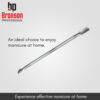 Bronson Professional Nail Pusher And Cuticle Remover Tool (Silver)- MKP1026 - Image 5