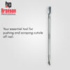 Bronson Professional Nail Pusher And Cuticle Remover Tool (Silver)- MKP1026 - Image 4