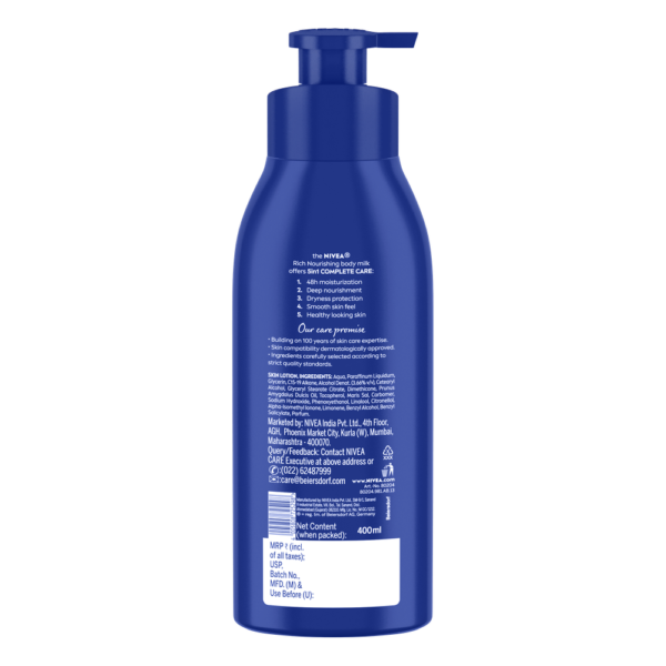 Nivea Body Milk Lotion for Very Dry Skin- MNX1001 - Image 2