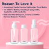 GUBB Travel Bottle Set For Toiletries Refillable Bottles With Pump Spray & Cap - ZHK1003 - Image 5