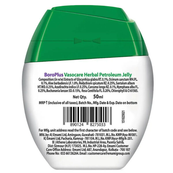 Boroplus Vasocare Herbal Petroleum Jelly- MNX1009 - Image 2