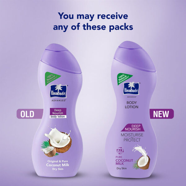 Parachute Advansed Deep Nourish Body Lotion With Pure Coconut Milk- MNX1023 - Image 3
