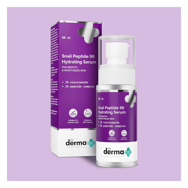 The Derma Co Snail Peptide 96 Hydrating Serum with Snail Mucin & Peptide Complex- ZSX1013