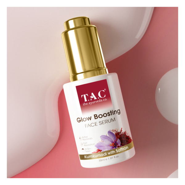 TAC Glow Boosting Face Serum With Saffron & 24K Gold Reduces Dullness & Pigmentation- ZSX1015