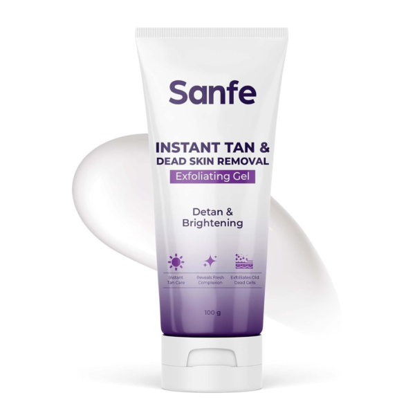 Sanfe Instant Tan & Dead Skin Removal Exfoliating Gel Smooth & Bright Skin- FQF1021