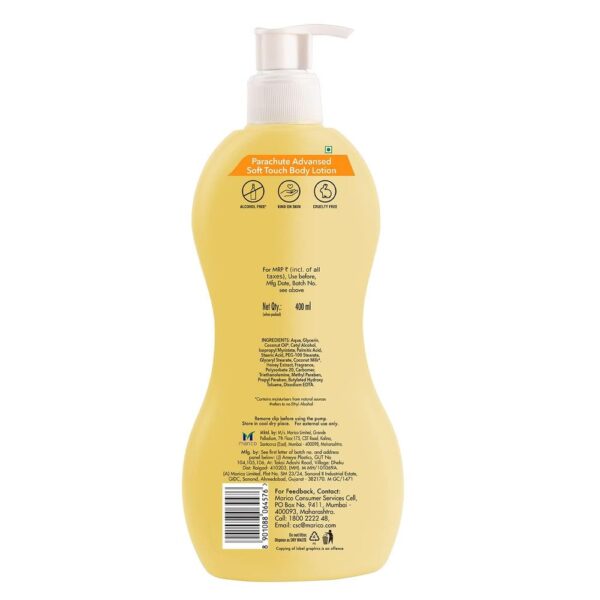 Parachute Advansed Soft Touch Body Lotion With Honey Silky Smooth Skin- MNX1033 - Image 2