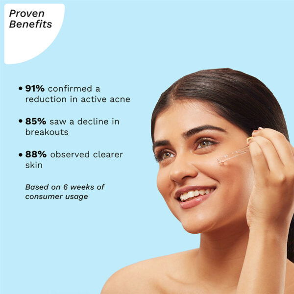 Pilgrim Korean Anti Acne Serum for Oily & Acne Prone Skin with 1% Salicylic Acid + 3% Glycolic Acid- ZSX1016 - Image 3