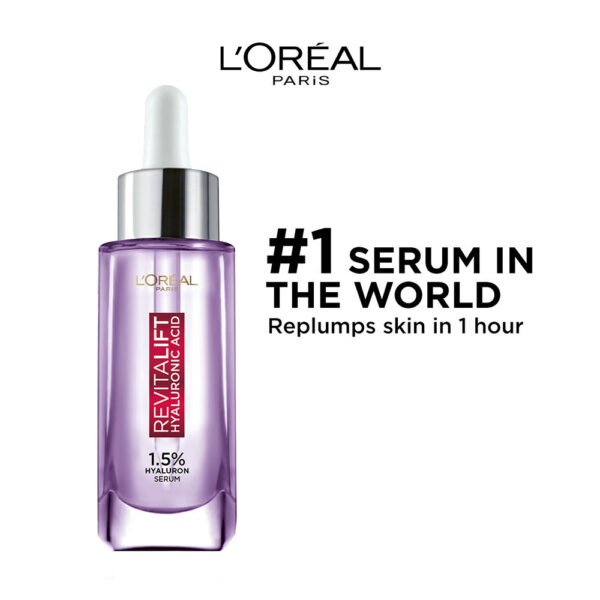 L'Oreal Revitalift Hyaluronic Acid Serum Lightweight & Hydrating Face Serum- ZSX1020 - Image 3