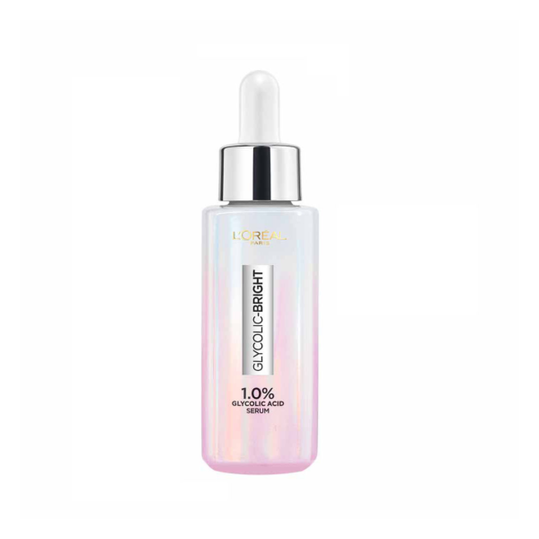 L'Oreal Glycolic Bright Skin Brightening Serum 1% Glycolic Acid Serum For Dark Spots- ZSX1024